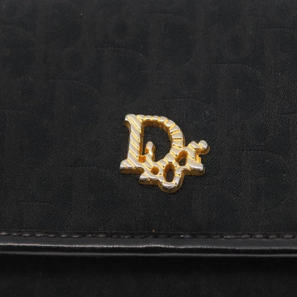 Christian Dior Vintage Trotter Shoulder Bag Canvas, BLACK, CANVAS, Shoulder bag