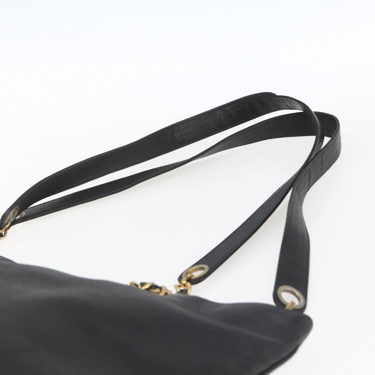 Chanel Grand Shopping Tote Quilted Calfskin, BLACK, LEATHER, Shoulder bag