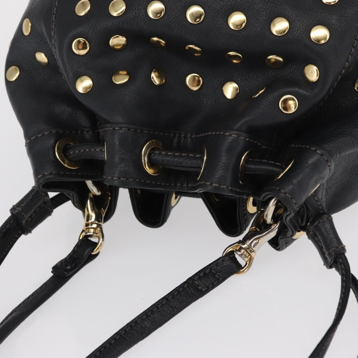 Burberry Blue Label Leather, Black, Leather, Shoulder Bag