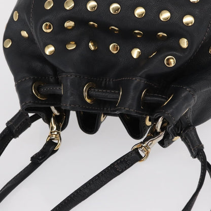 Burberry Blue Label Leather, Black, Leather, Shoulder Bag