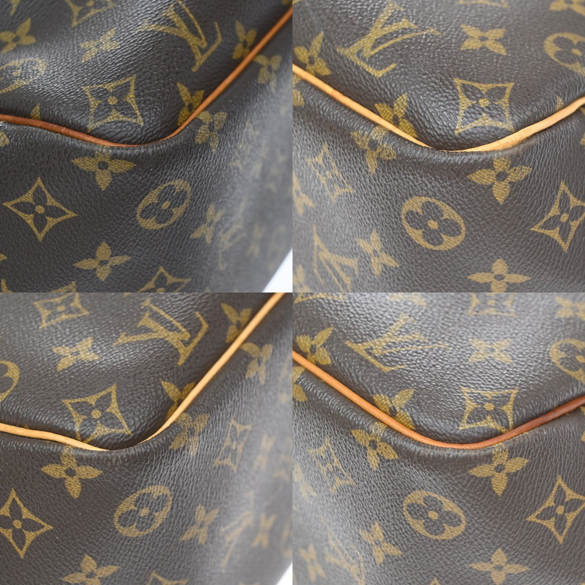 Louis Vuitton Deauville Monogram Canvas, Brown, Canvas, Handbag