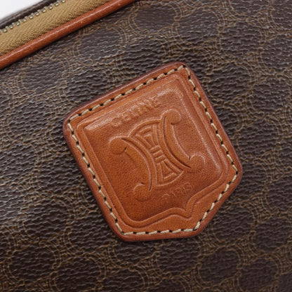 Celine Vintage Handbag Toile Céline, Brown, Canvas, Handbag