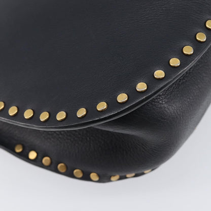 Chloe Hudson Studded Leather, Black, Leather, Handbag
