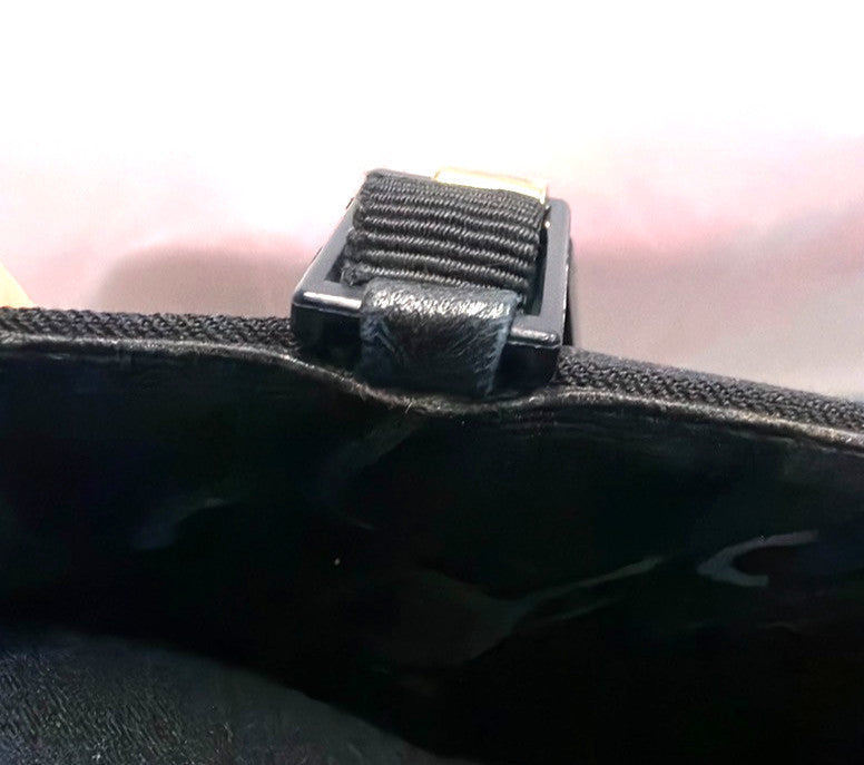 Salvatore Ferragamo Vala tote Nylon, Black, Nylon, Tote Bag