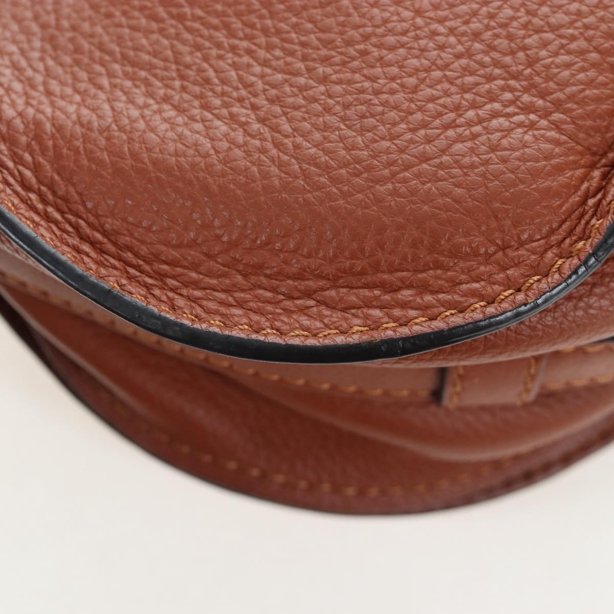 Chloe Marcie Leather, Brown, Leather, Crossbody Bag