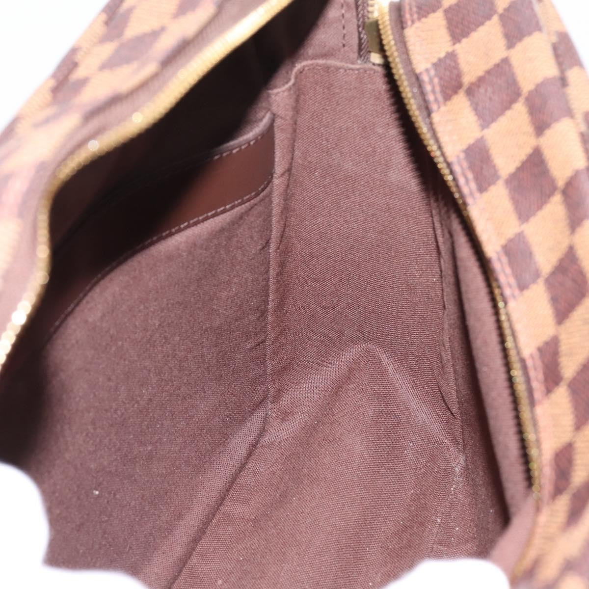 Louis Vuitton Naviglio Damier, Brown, Canvas, Shoulder Bag