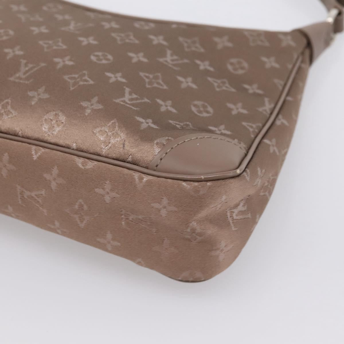 Louis Vuitton Boulogne Monogram Satin, Beige, Canvas, Handbag