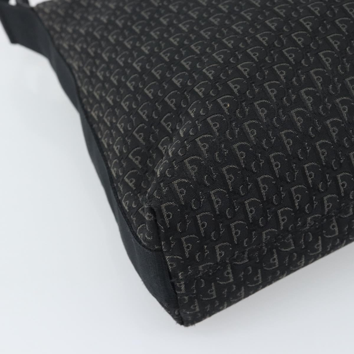 Christian Dior Vintage Trotter Canvas, Black, Canvas, Crossbody Bag