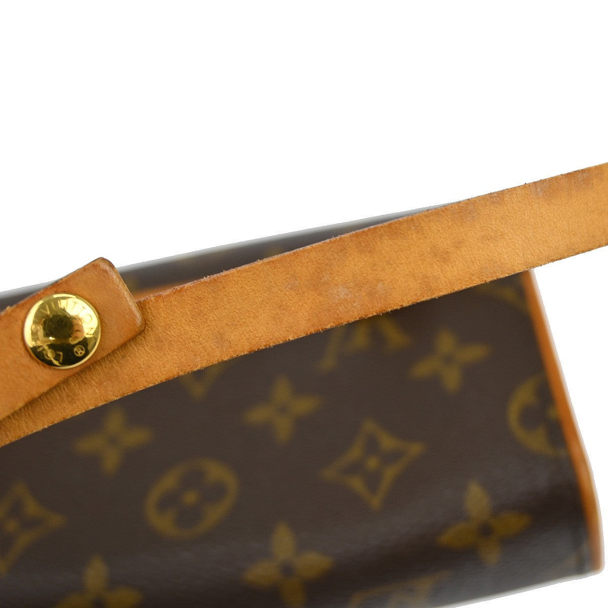Louis Vuitton Florentine Monogram, Brown, Canvas, Clutch