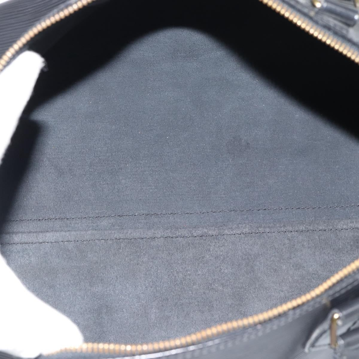 Louis Vuitton Speedy Epi, Black, Leather, Handbag