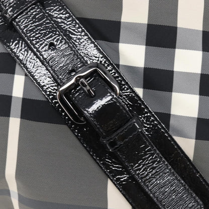 Burberry Nova Check Tote canvas check pattern, Black, Nylon, Handbag