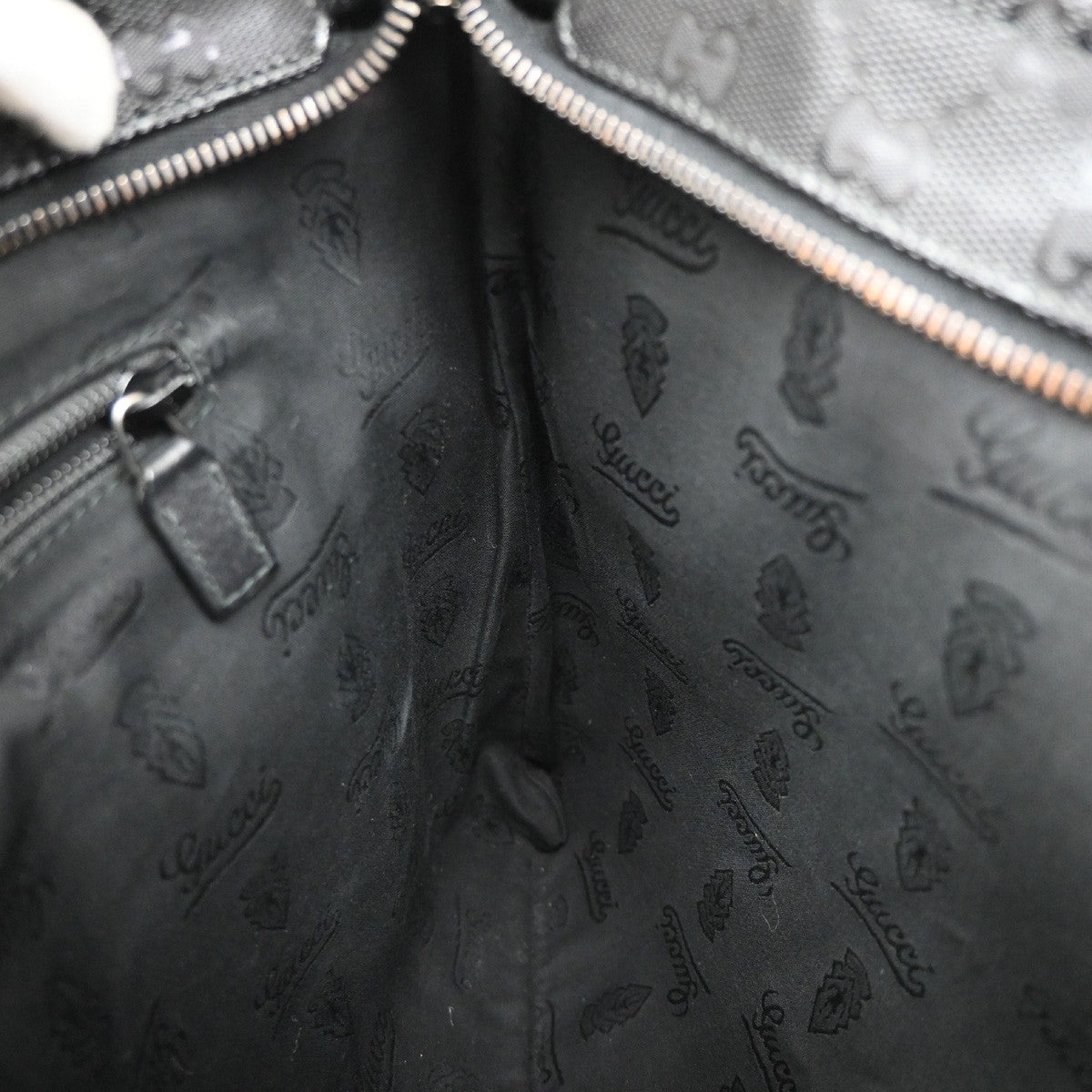 Gucci Crossbody GG Imprime, Black, Canvas, Crossbody Bag
