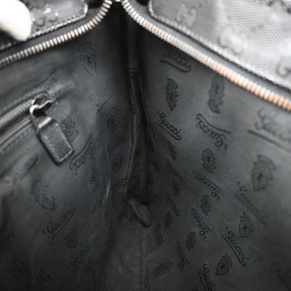 Gucci Crossbody GG Imprime, Black, Canvas, Crossbody Bag