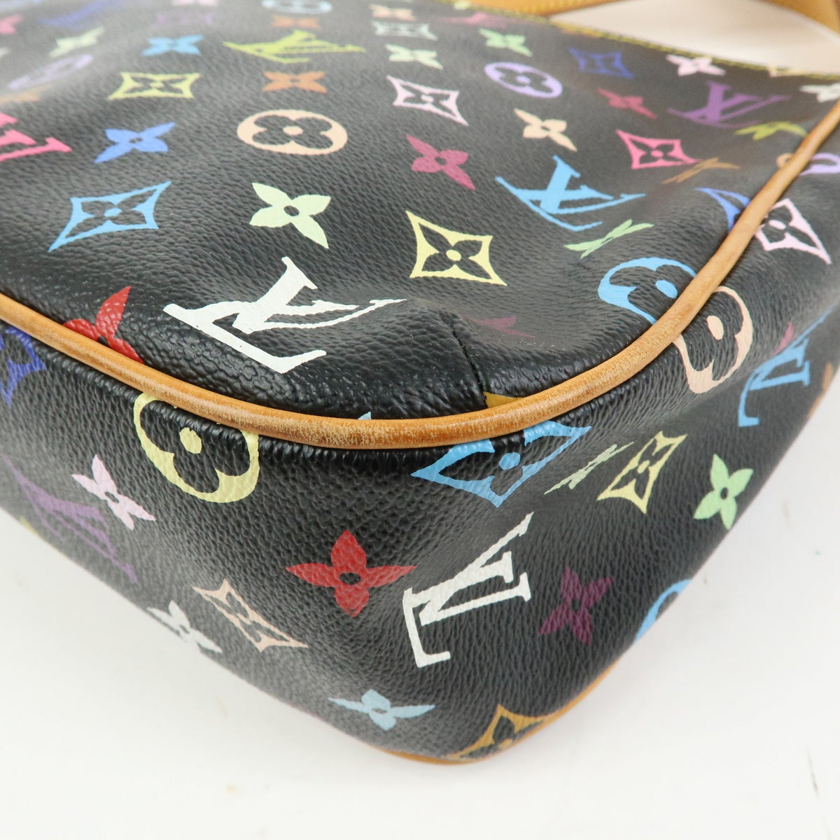 Louis Vuitton Lodge Monogram Multicolor, Black, Canvas, Handbag