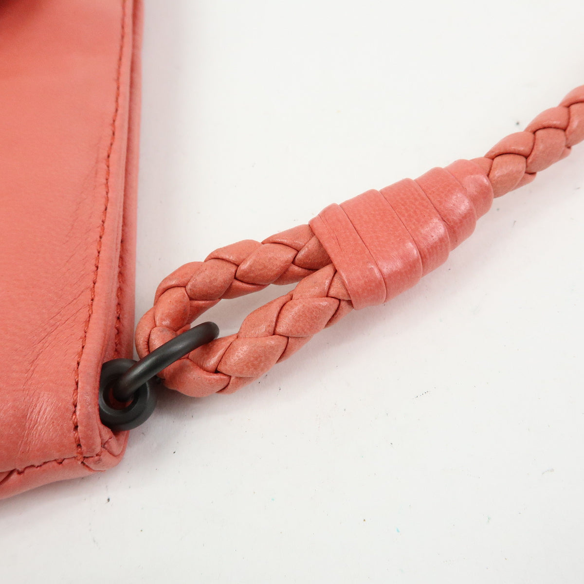 Bottega Veneta Shoulder Intrecciato Nappa, Pink, Leather, Shoulder Bag