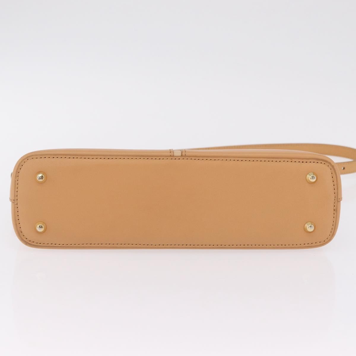 Burberry Shoulder Bag Leather, Beige, Leather, Shoulder Bag