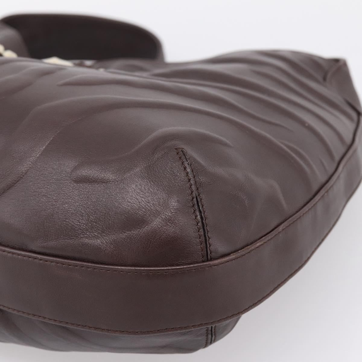 Cartier Panthère Shoulder Leather, Brown, Leather, Shoulder Bag