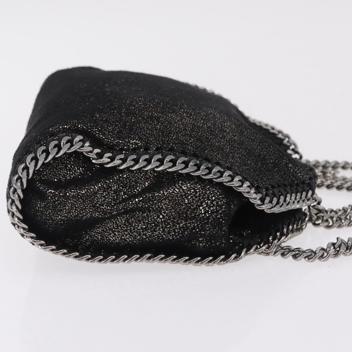 Stella McCartney Falabella Faux Leather, Black, Polyester, Tote Bag