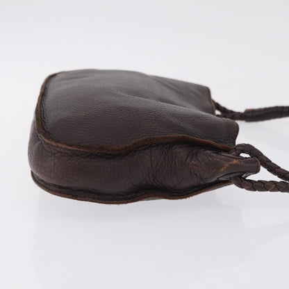 Bottega Veneta Shoulder Leather, Brown, Leather, Shoulder Bag