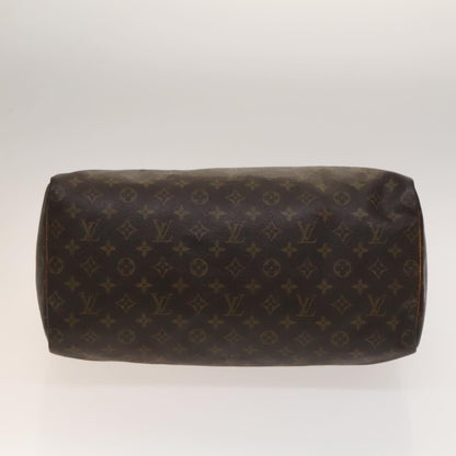 Louis Vuitton Speedy Handbag Monogram Canvas, BROWN, CANVAS, Handbag
