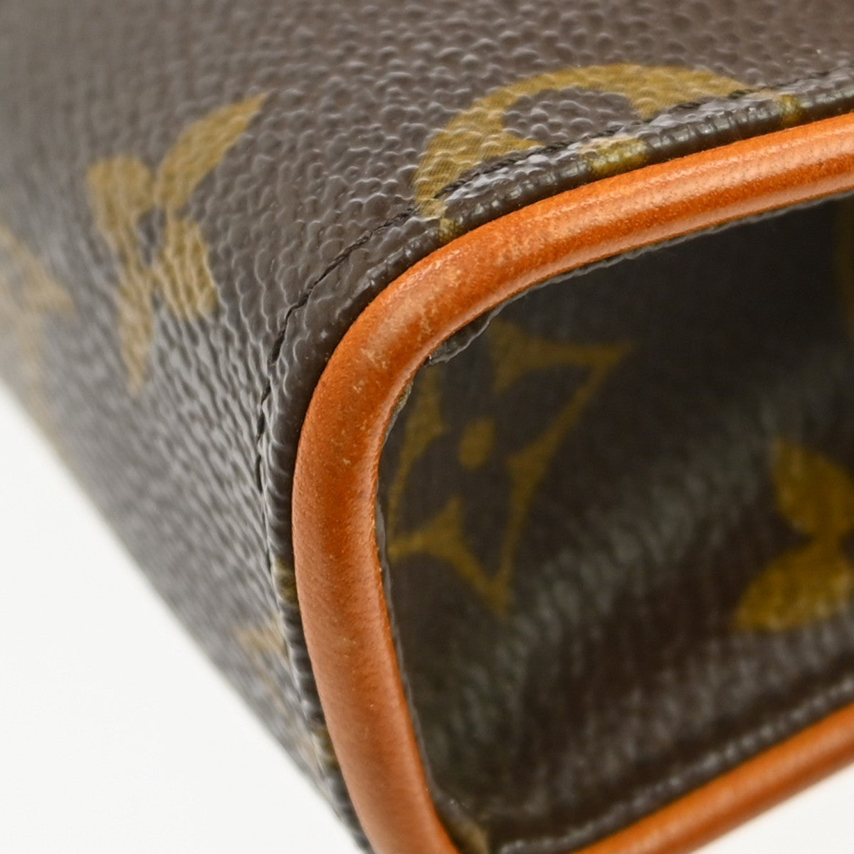 Louis Vuitton Florentine Monogram, Brown, Canvas, Clutch