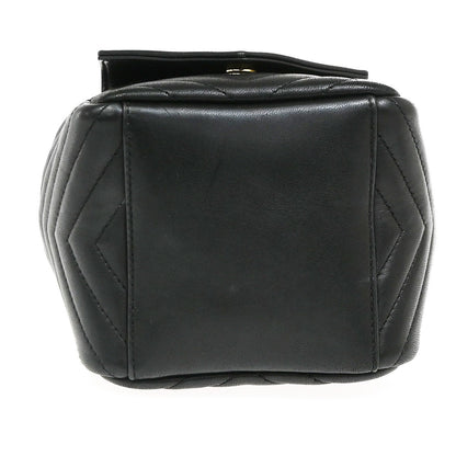 Saint Laurent Joe Bucket Matelasse Chevron Leather, Black, Leather, Handbag