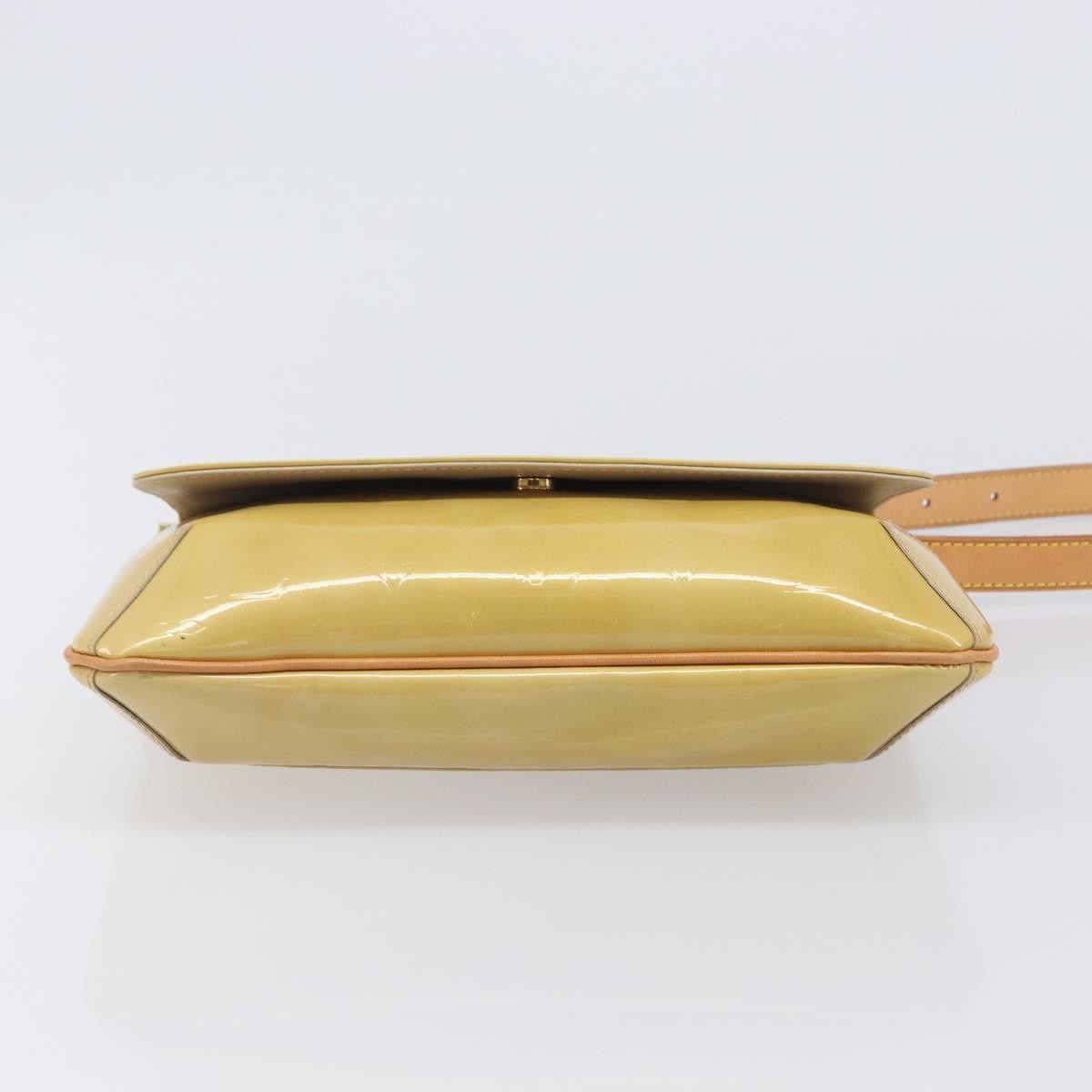 Louis Vuitton Thompson Street Monogram Vernis, Beige, Patent Leather, Shoulder Bag