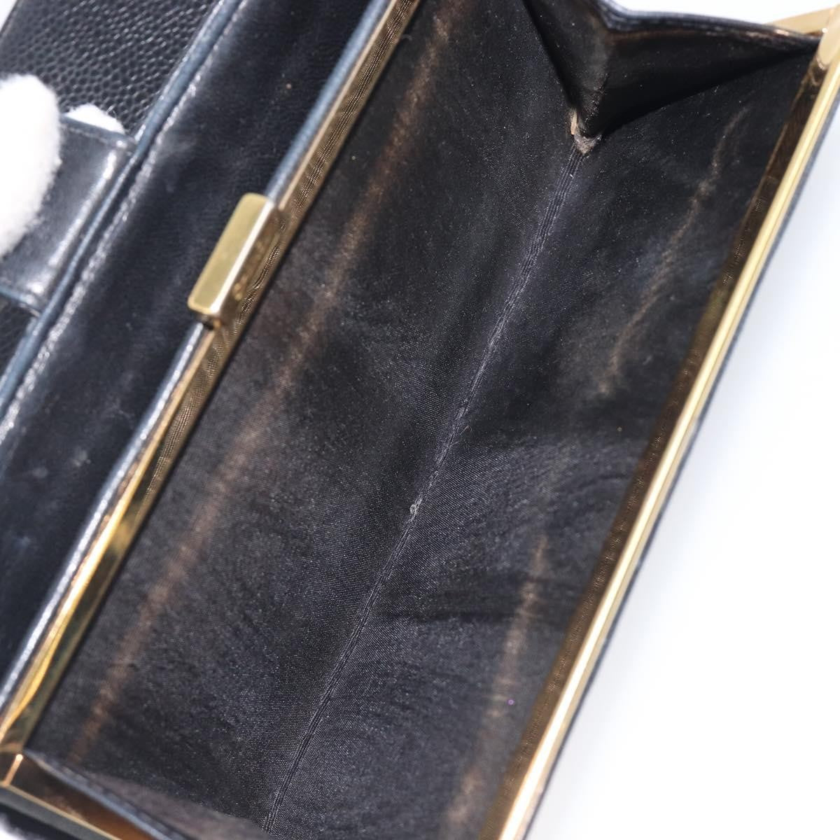 Chanel Timeless CC French Leather, Black, Calfskin, Wallet
