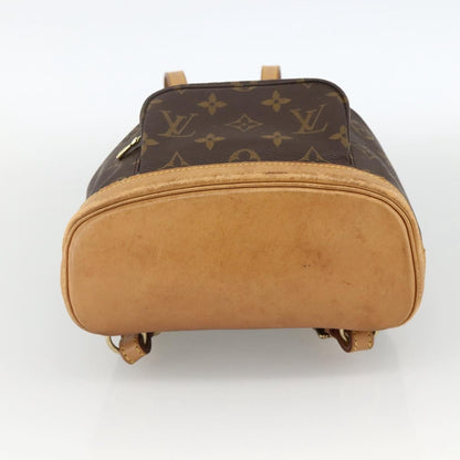 Louis Vuitton Vintage Montsouris Monogram Canvas, Brown, Canvas, Backpack