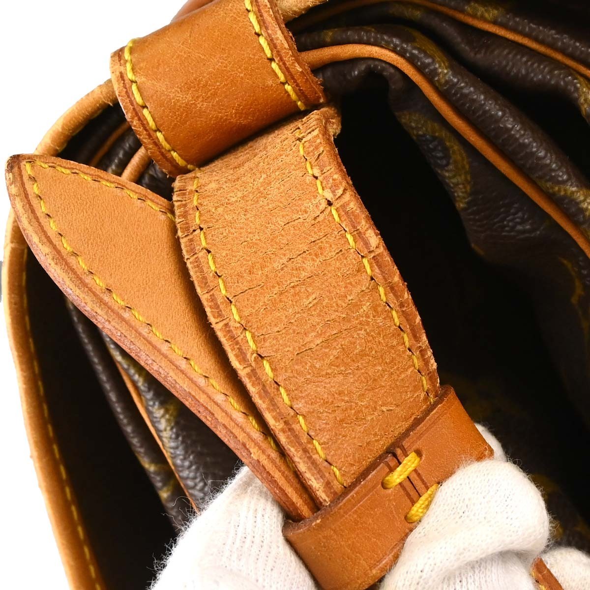 Louis Vuitton Saumur Monogram Canvas, Brown, Canvas, Shoulder Bag