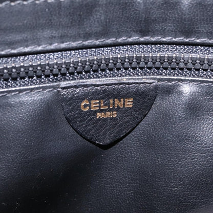 Celine Flap Shoulder Leather, Black, Leather, Shoulder Bag