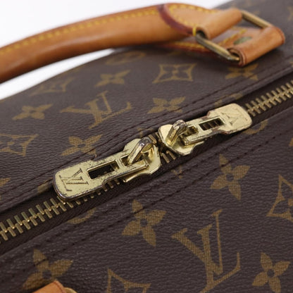 Louis Vuitton Keepall Monogram, Brown, Canvas, Travel Bag