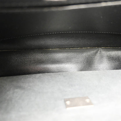 Louis Vuitton Porte-Documents Angara Taiga Leather, Black, Leather, Briefcase