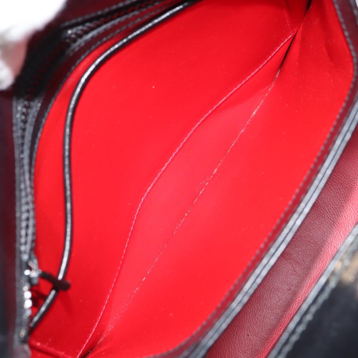 Gucci Vintage Handbag Leather, BLACK, LEATHER, Handbag