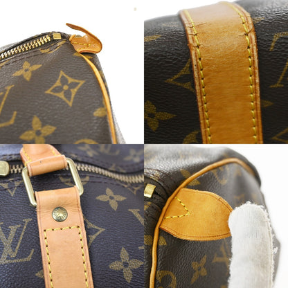 Louis Vuitton Keepall Monogram, Brown, Canvas, Travel Bag