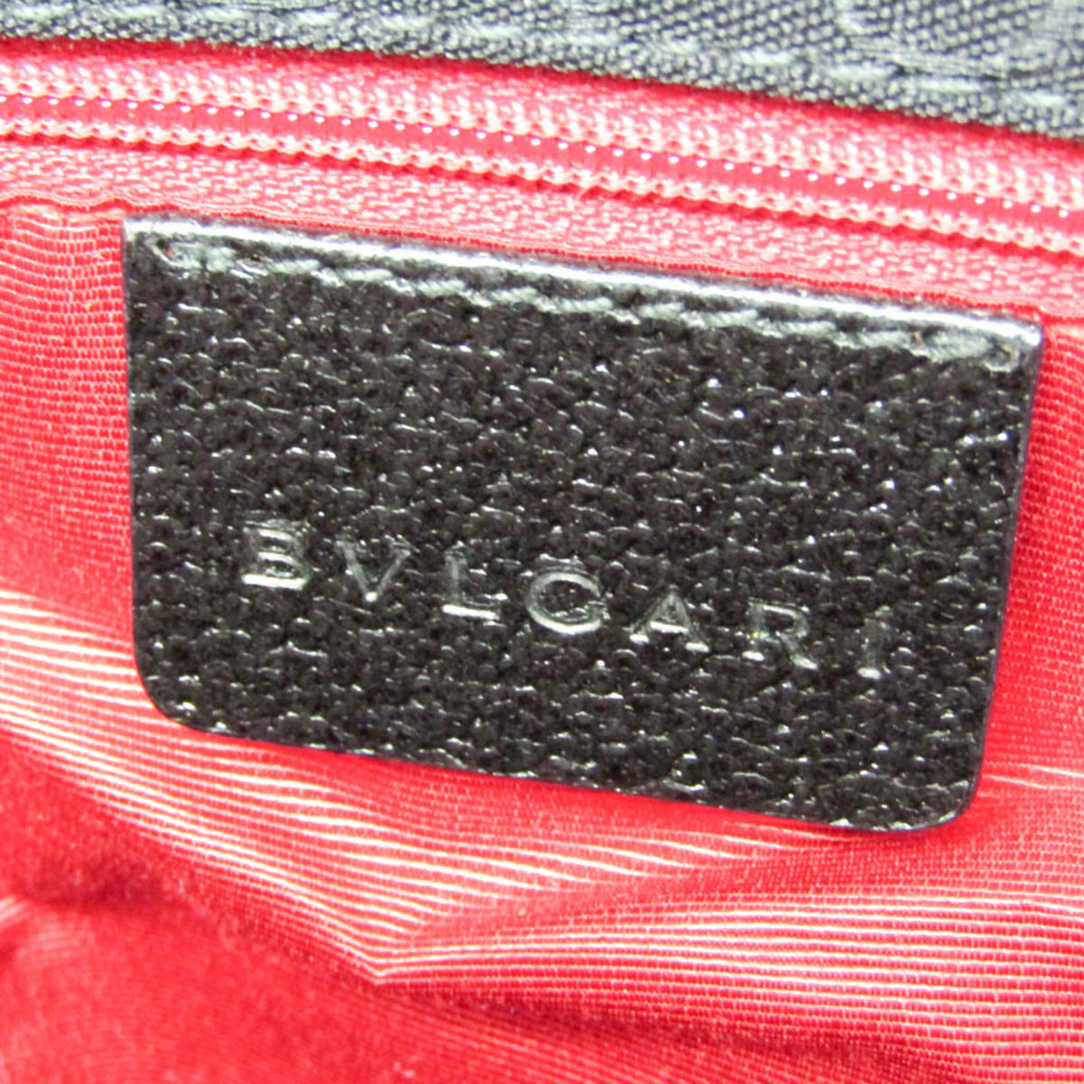 Bvlgari Logomania Canvas, Black, Canvas, Tote Bag