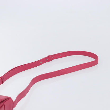 Bottega Veneta Cassette Maxi Intrecciato Leather, Pink, Leather, Crossbody Bag