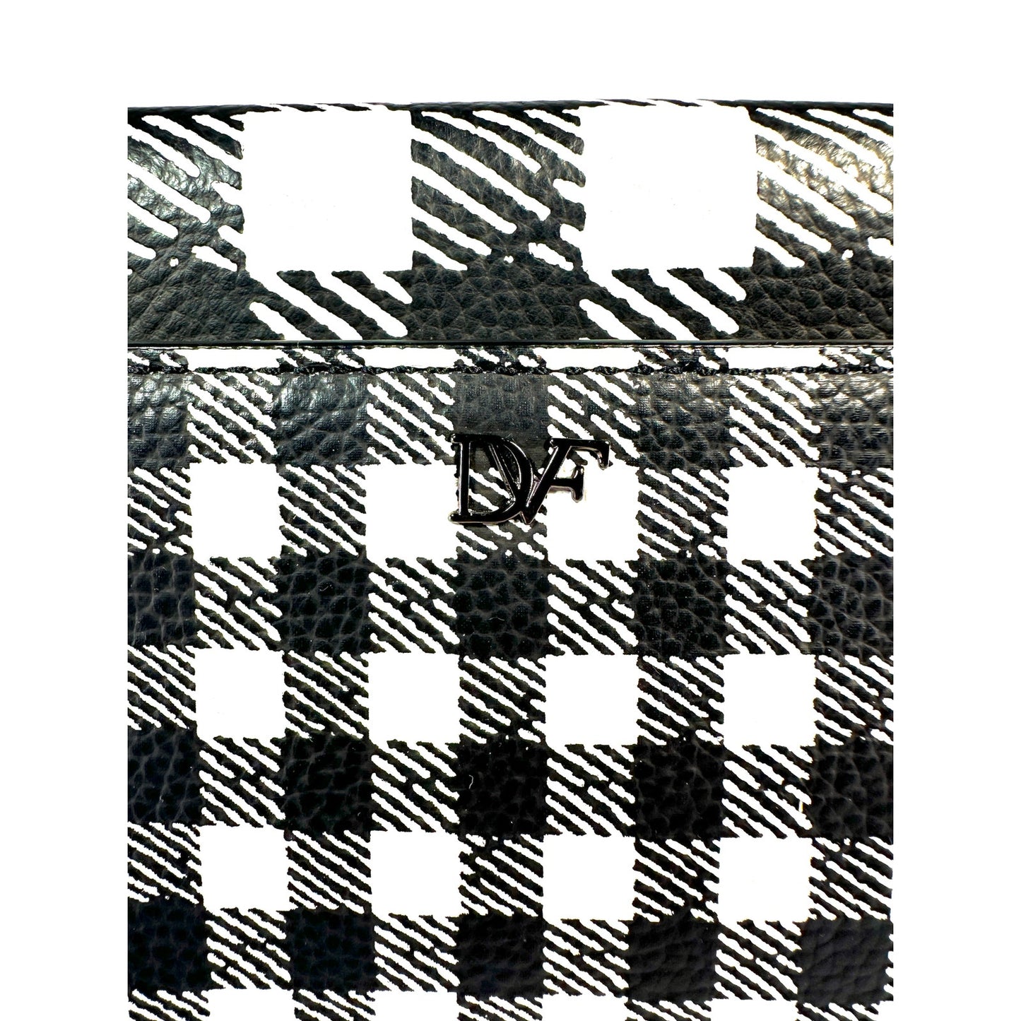 Diane Von Furstenberg Gingham Clutch
