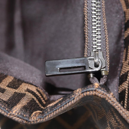 Fendi Vintage Open Tote Zucca Canvas, Brown, Canvas, Tote Bag