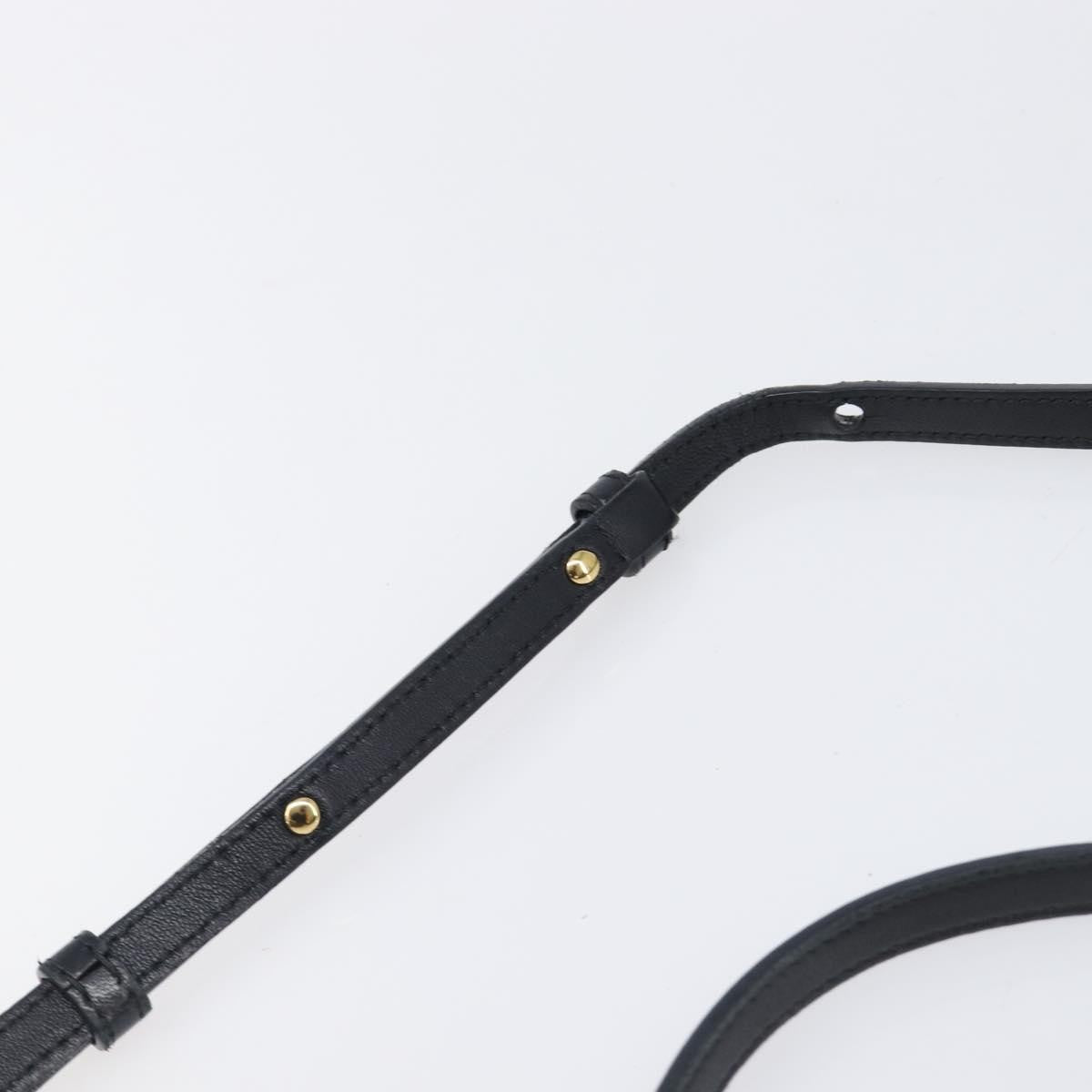 Celine Trio Leather, Black, Leather, Crossbody Bag