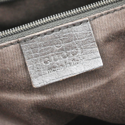 Gucci Belted Bucket GG Canvas with Leather, Brown, Canvas, Tote Bag