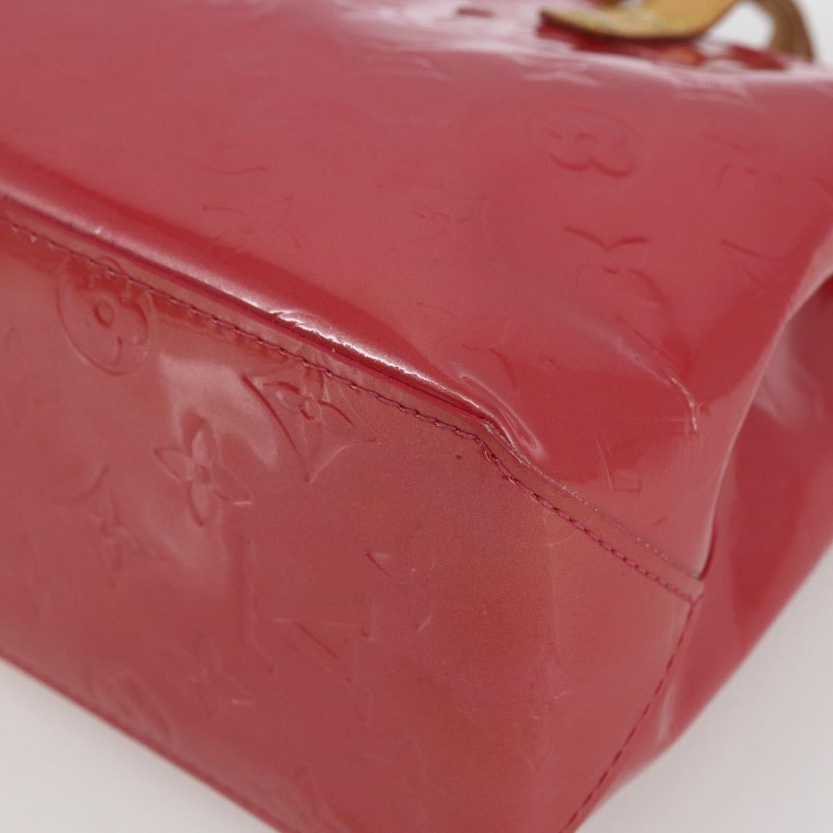 Louis Vuitton Reade Monogram Vernis, Pink, Patent Leather, Handbag
