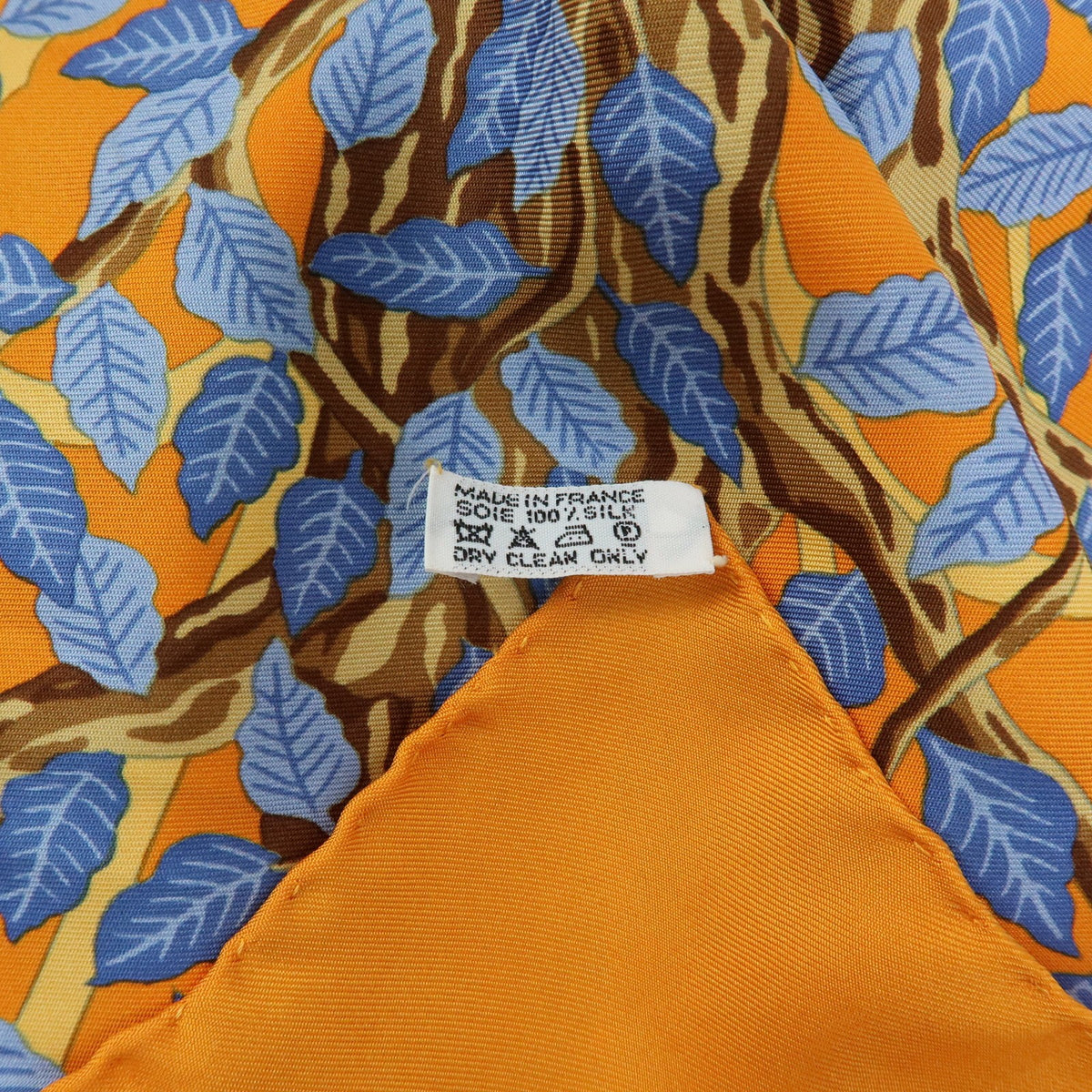 Hermes Carré 90 Silk multicolor, Orange, Silk, Scarf