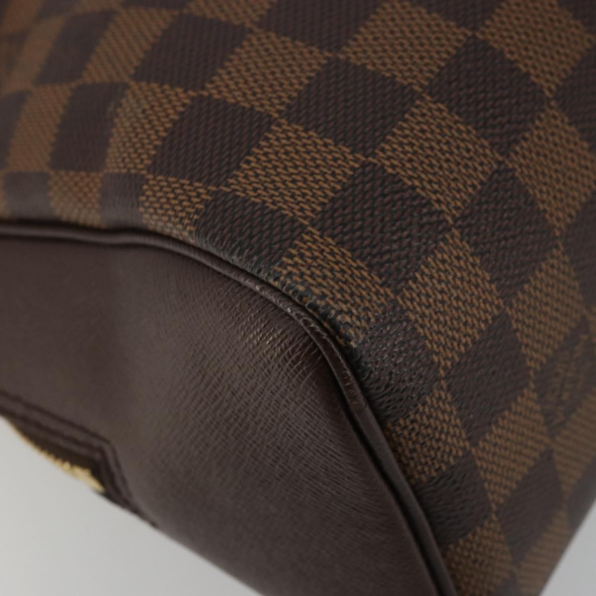 Louis Vuitton Triana Damier, Brown, Canvas, Handbag