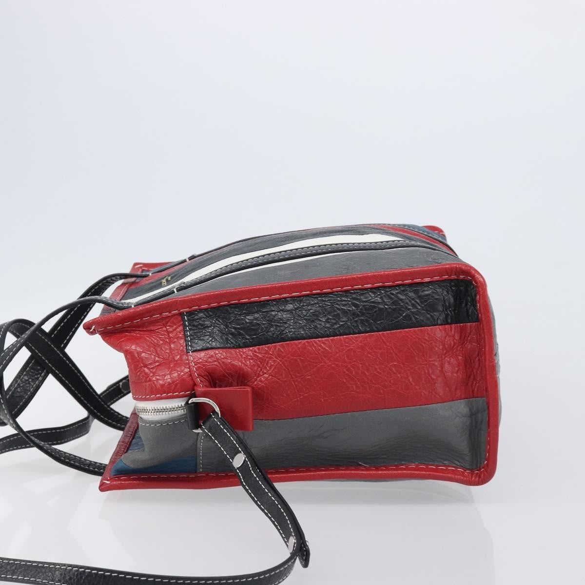 Balenciaga Bazar Striped Leather, Multicolour, Leather, Tote Bag
