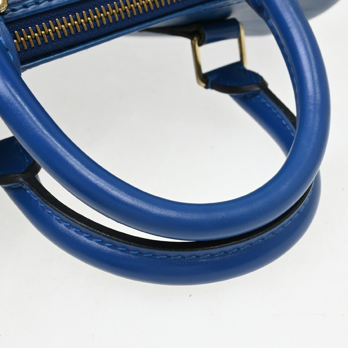 Louis Vuitton Speedy Epi, Blue, Leather, Handbag