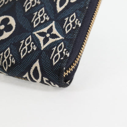 Louis Vuitton Zippy Limited Edition Since 1854 Monogram Jacquard, Blue, Canvas, Wallet
