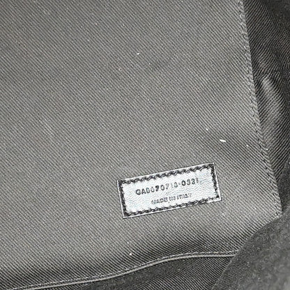 Saint Laurent Vintage Classic Monogram Drawstring Bucket Canvas, Brown, Canvas, Shoulder Bag
