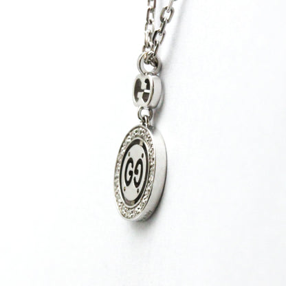 Gucci Icon Twirl 18K White Gold with Diamonds, Silver, White Gold, Necklace