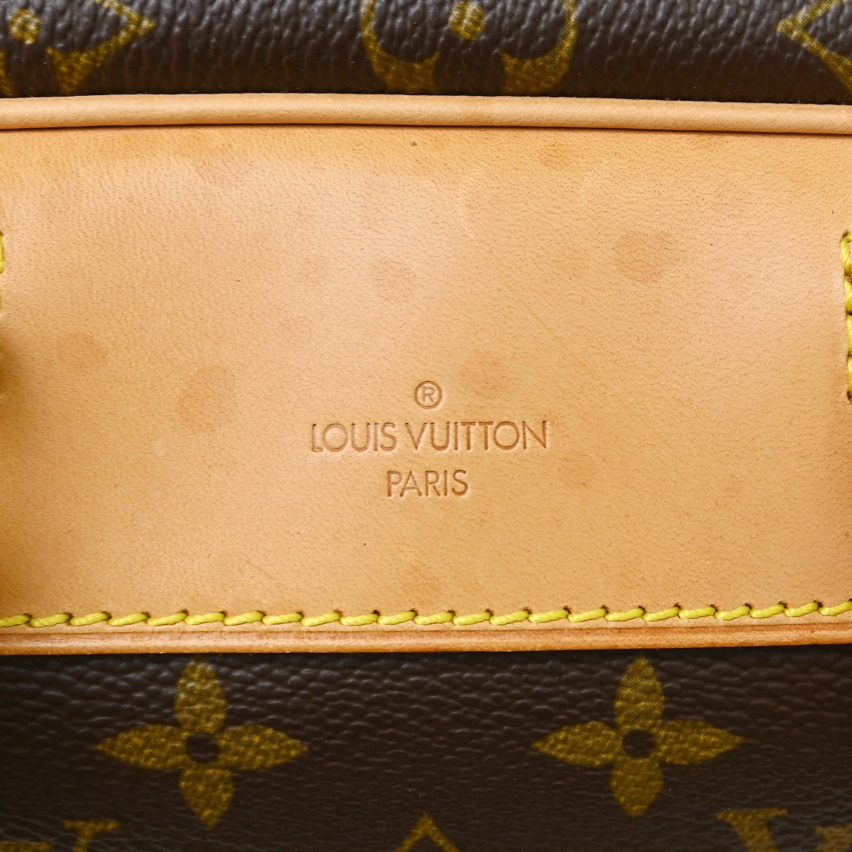 Louis Vuitton Deauville Monogram, Brown, Canvas, Handbag